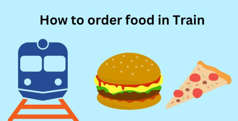 How to order food in Train