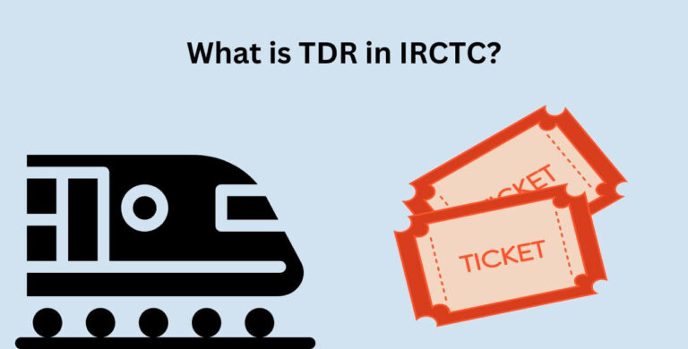 What is TDR in IRCTC?